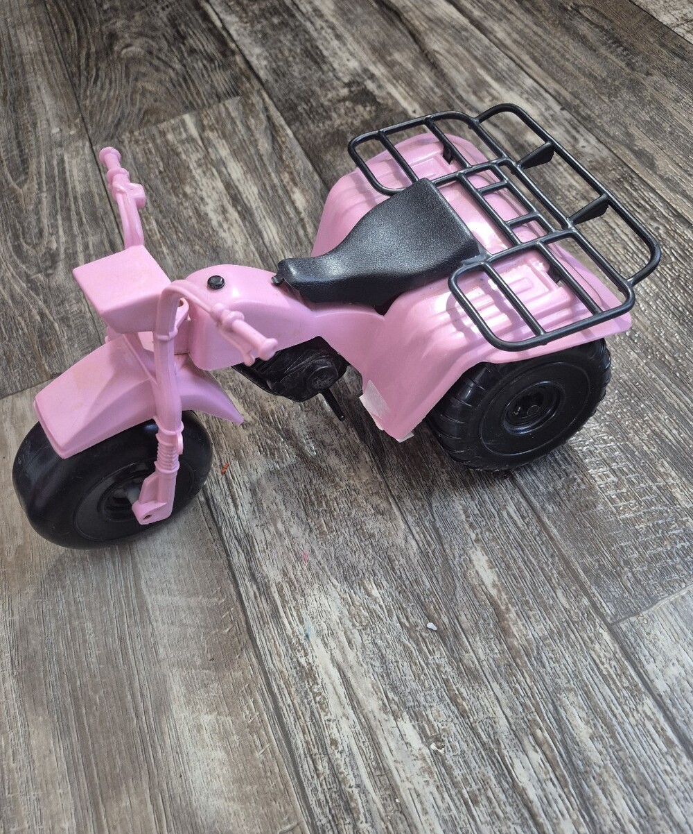 Vintage Barbie ATV Trike For Dolls Pink Rare Item